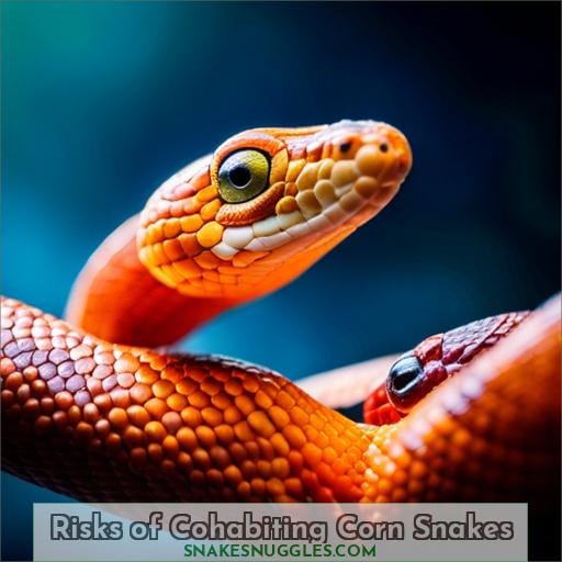 Risks of Cohabiting Corn Snakes