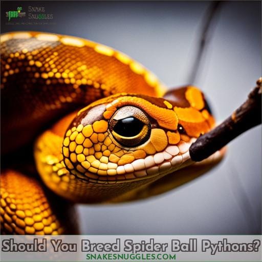 Should You Breed Spider Ball Pythons