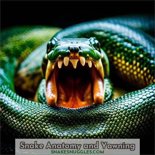 Snake Anatomy and Yawning