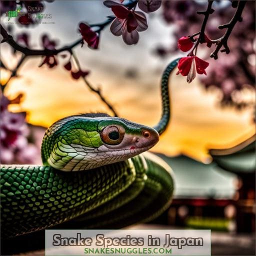 Snake Species in Japan