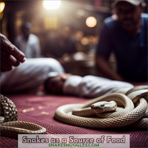 Snakes as a Source of Food