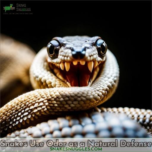 Snakes Use Odor as a Natural Defense