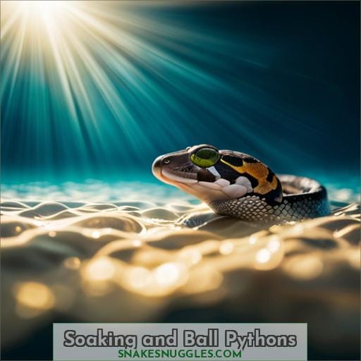 Soaking and Ball Pythons