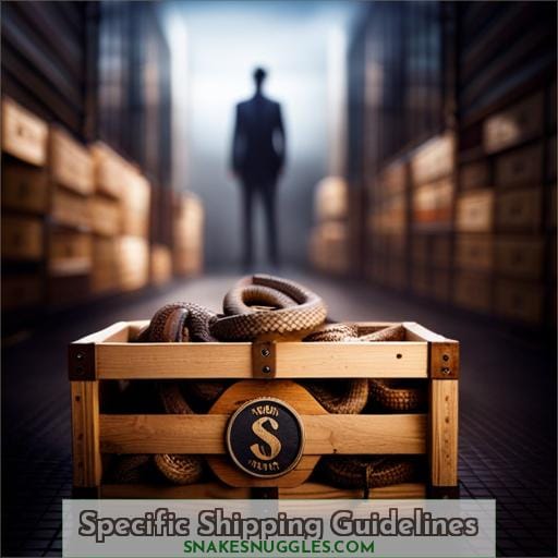 Specific Shipping Guidelines