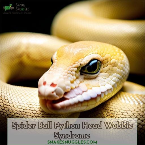 Spider Ball Python Head Wobble Syndrome