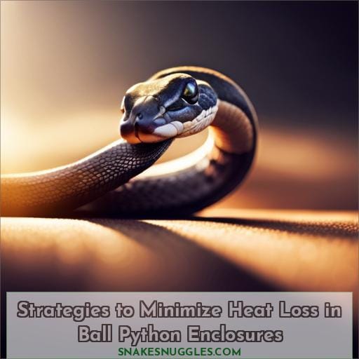 Strategies to Minimize Heat Loss in Ball Python Enclosures