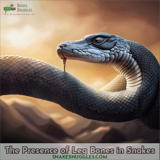 The Presence of Leg Bones in Snakes
