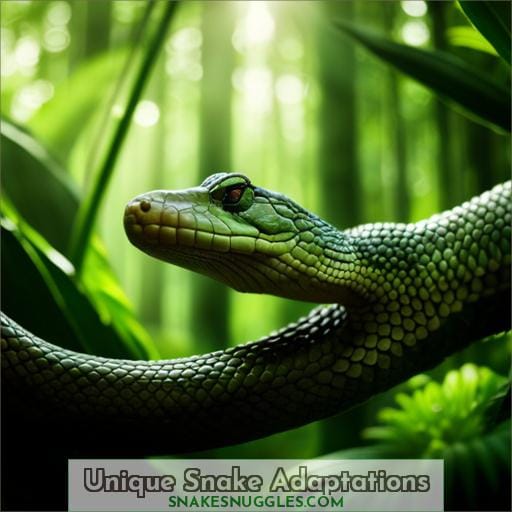 Unique Snake Adaptations