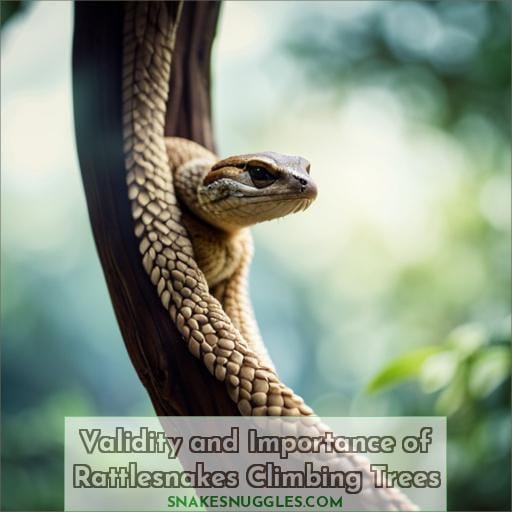 Validity and Importance of Rattlesnakes Climbing Trees