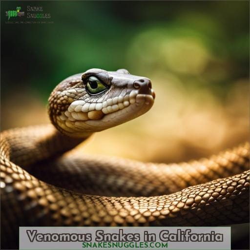 Venomous Snakes in California