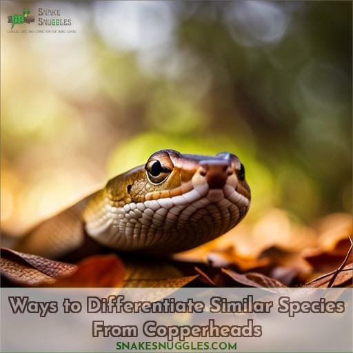 Ways to Differentiate Similar Species From Copperheads