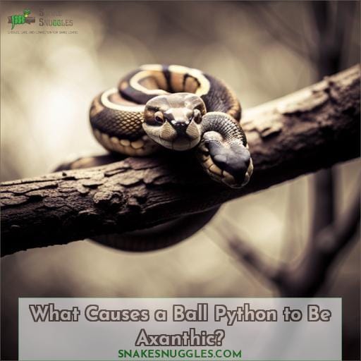 What Causes a Ball Python to Be Axanthic