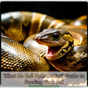 what do ball pythons like to eat