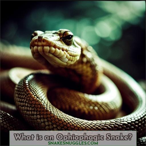 What is an Ophiophagic Snake