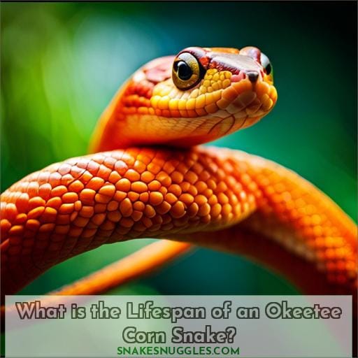 What is the Lifespan of an Okeetee Corn Snake