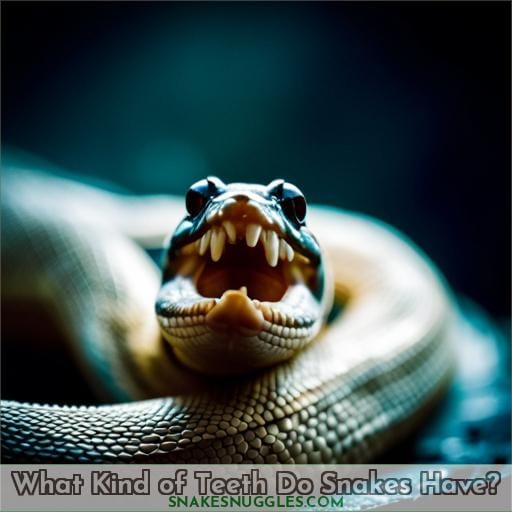 What Kind of Teeth Do Snakes Have