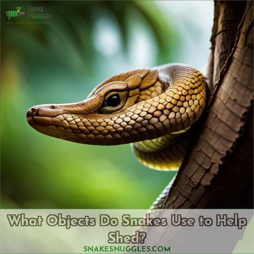 What Objects Do Snakes Use to Help Shed