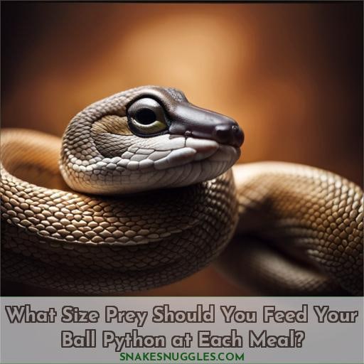 What Size Prey Should You Feed Your Ball Python at Each Meal