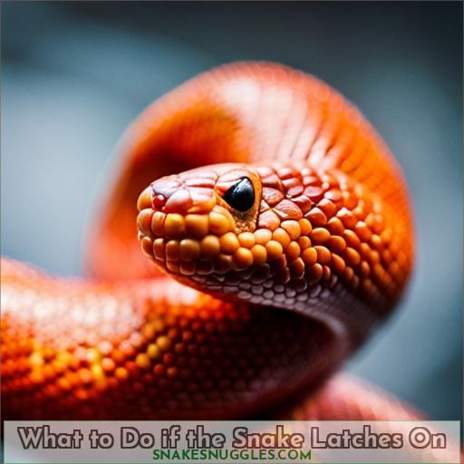 What to Do if the Snake Latches On