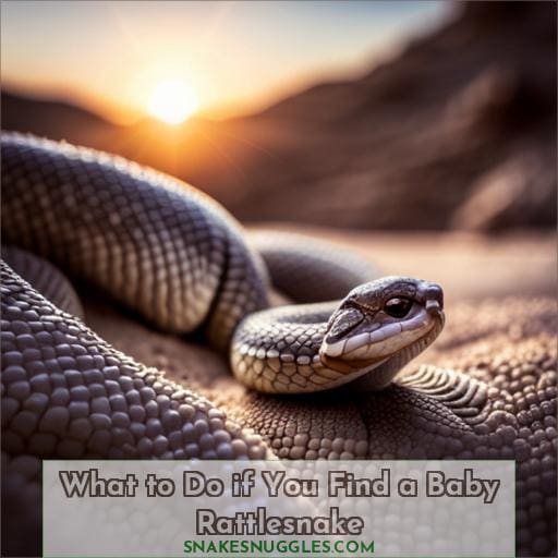 What to Do if You Find a Baby Rattlesnake