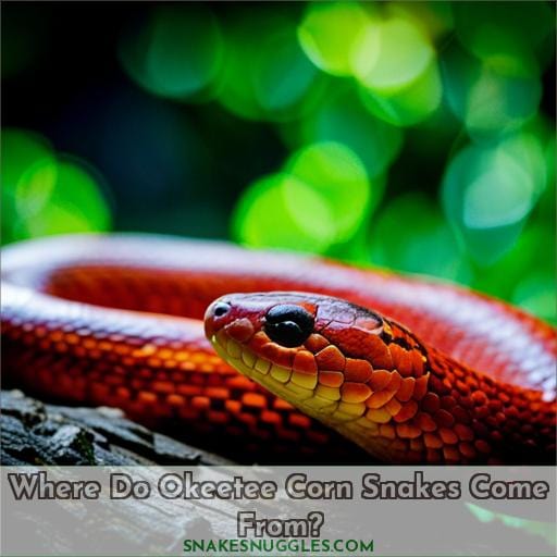 Where Do Okeetee Corn Snakes Come From