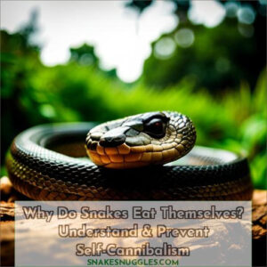 why do snakes eat themselves and how to prevent it
