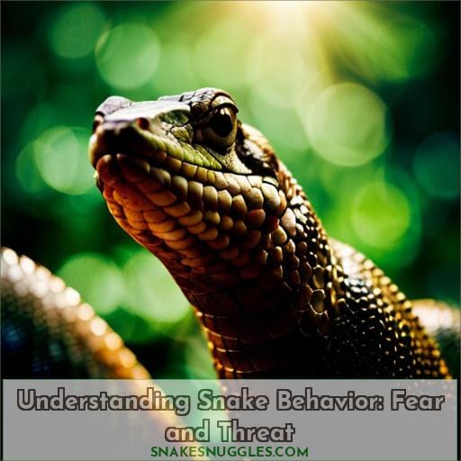 Understanding Snake Behavior: Fear and Threat