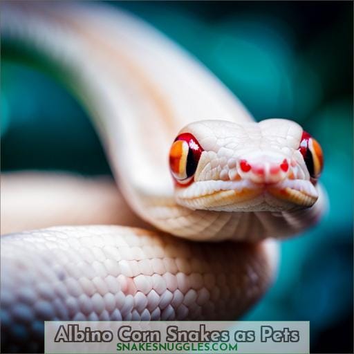 Albino Corn Snakes as Pets