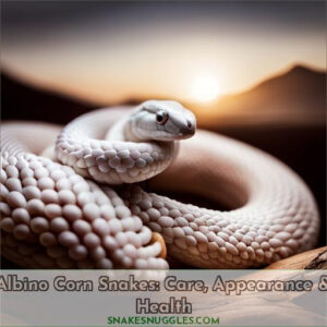 albino corn snakes guide