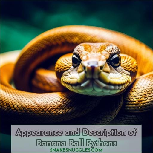 Appearance and Description of Banana Ball Pythons
