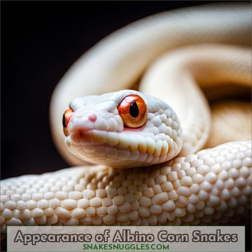 Appearance of Albino Corn Snakes
