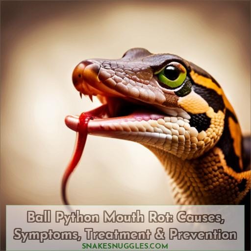 ball python mouth rot
