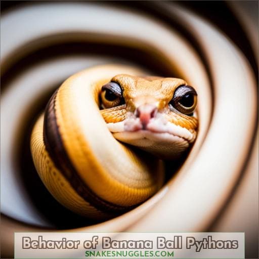 Behavior of Banana Ball Pythons