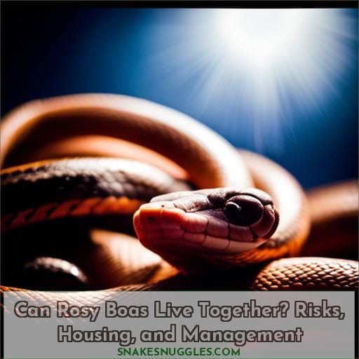 can rosy boa snakes live together in one cage