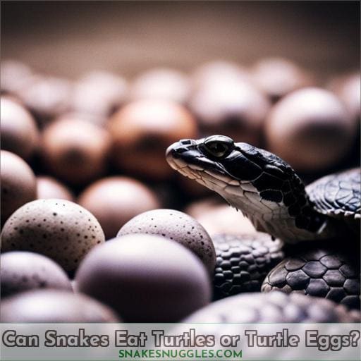 Can Snakes Eat Turtles or Turtle Eggs