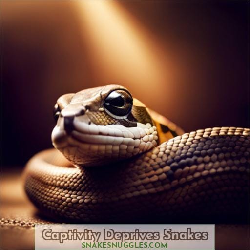 Captivity Deprives Snakes