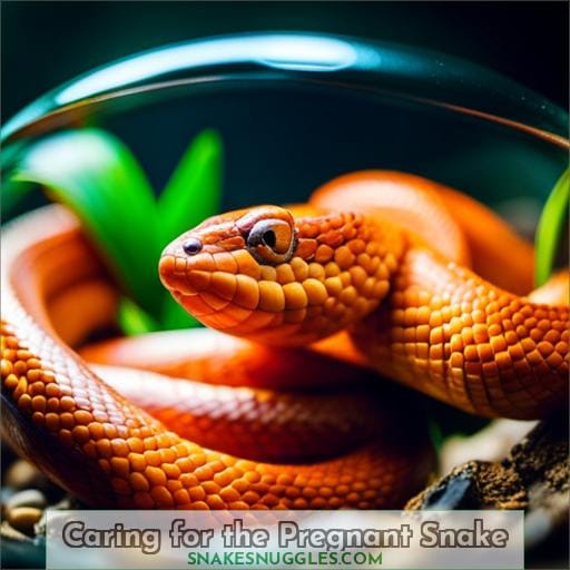 Caring for the Pregnant Snake