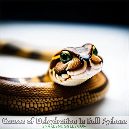 Causes of Dehydration in Ball Pythons