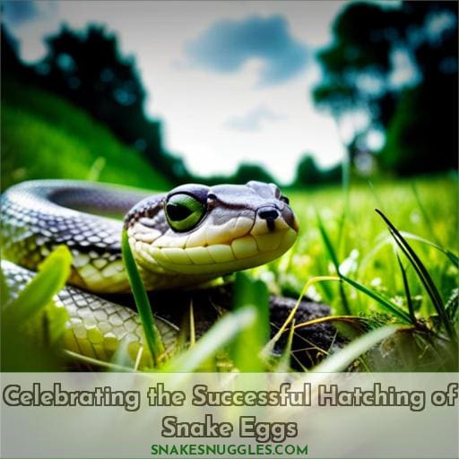Celebrating the Successful Hatching of Snake Eggs