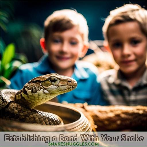 Establishing a Bond With Your Snake