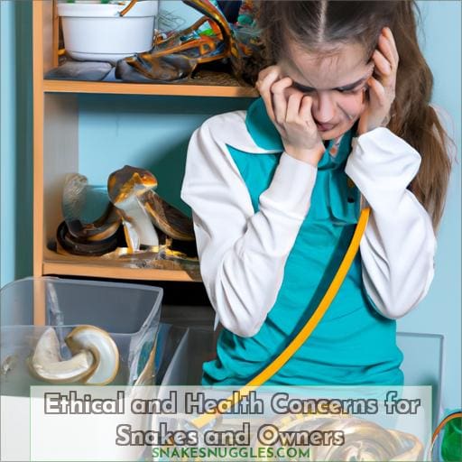 Ethical and Health Concerns for Snakes and Owners