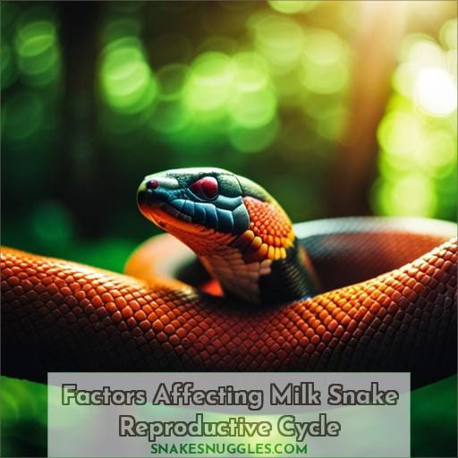 Factors Affecting Milk Snake Reproductive Cycle