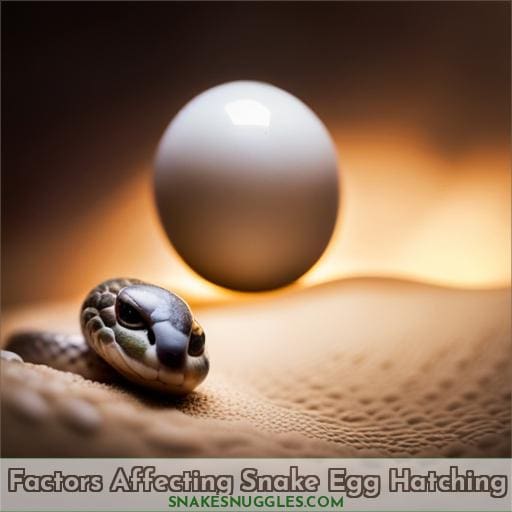 Factors Affecting Snake Egg Hatching