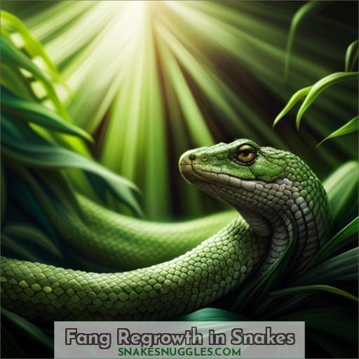 Fang Regrowth in Snakes