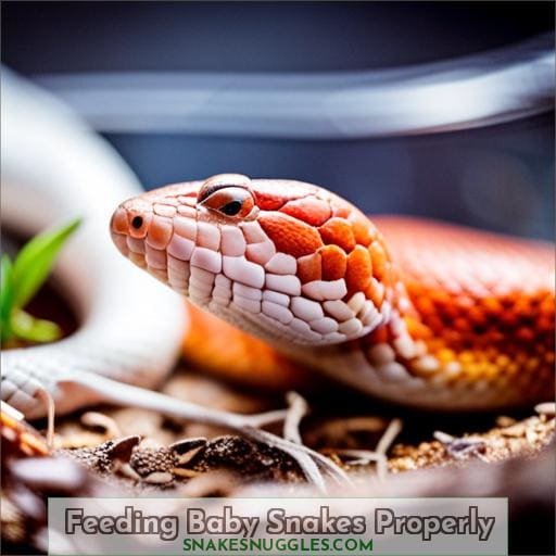 Feeding Baby Snakes Properly