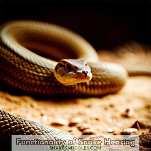 Functionality of Snake Hearing