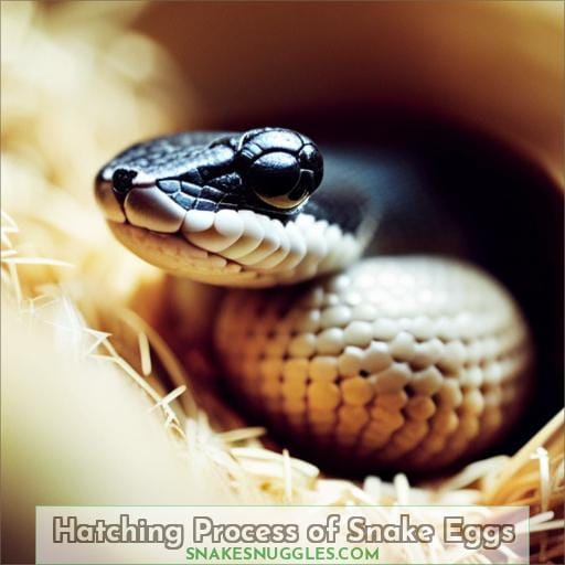 Hatching Process of Snake Eggs