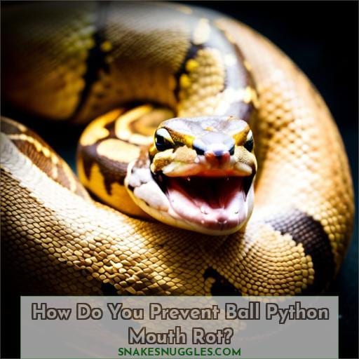 How Do You Prevent Ball Python Mouth Rot