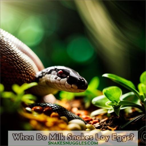 how many times a year do milk snakes lay eggs