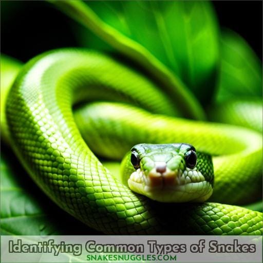 Identifying Common Types of Snakes